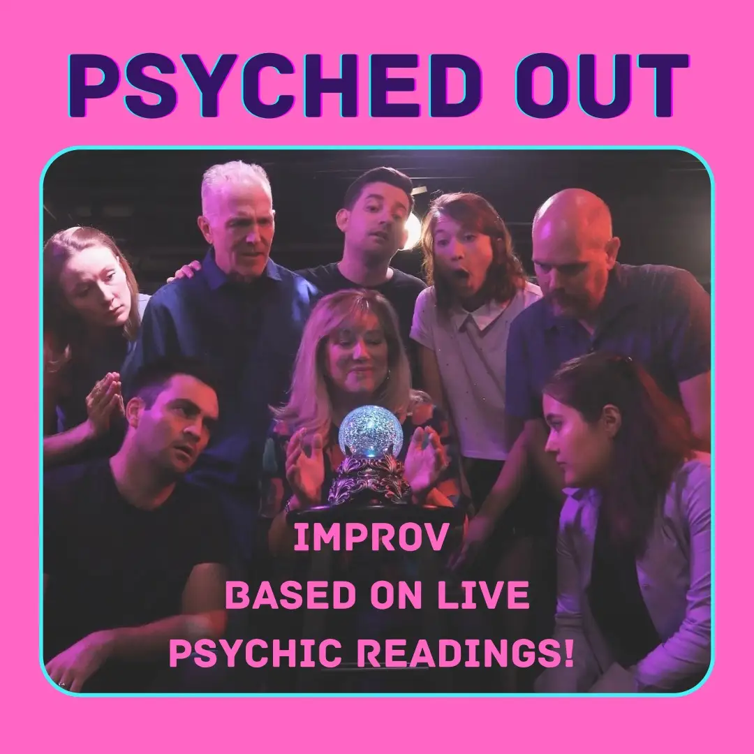 Karen Kelly starring in Psyched Out Comedy – improv based on live psychic readings